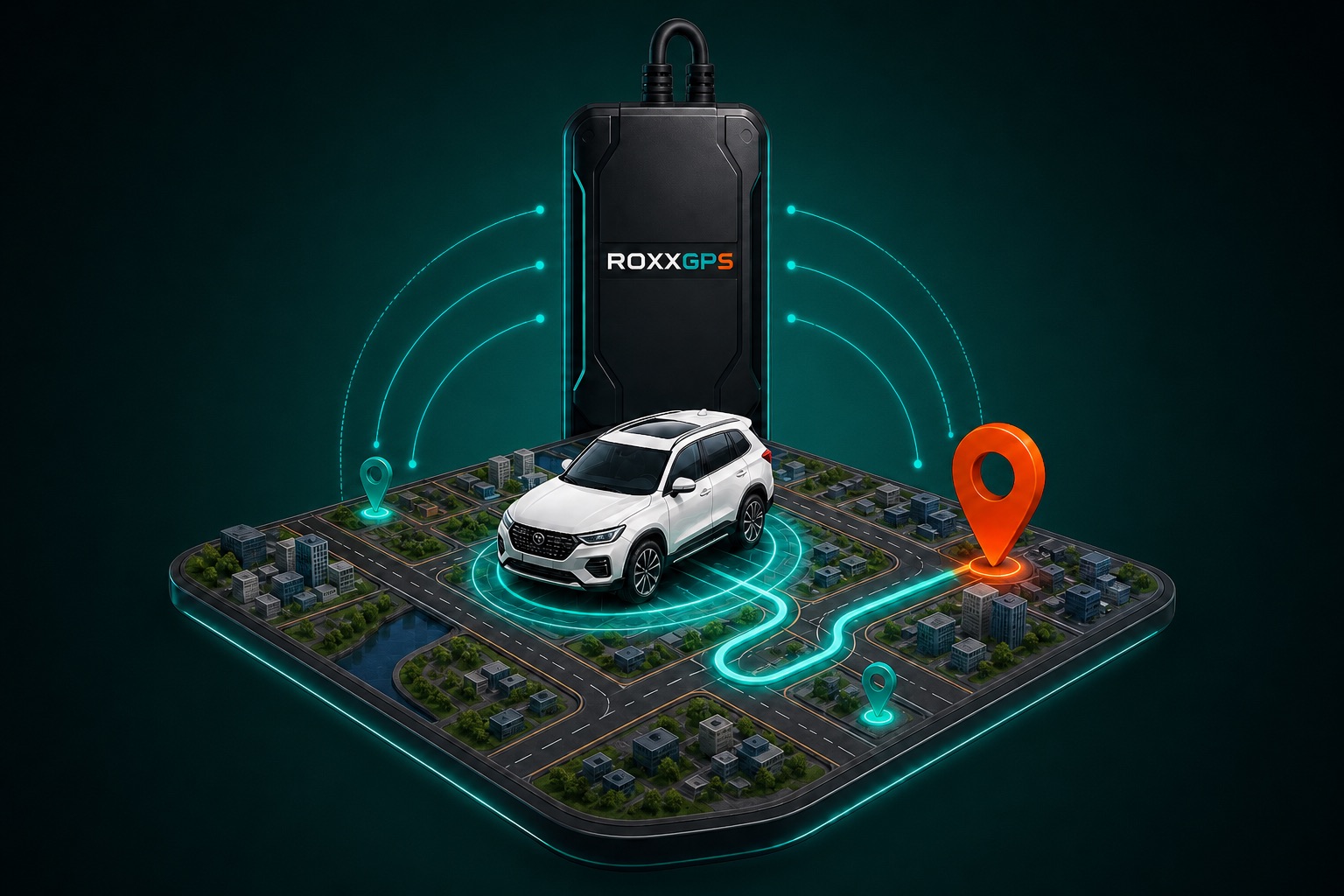 ROXXGPS live vehicle location and route tracking